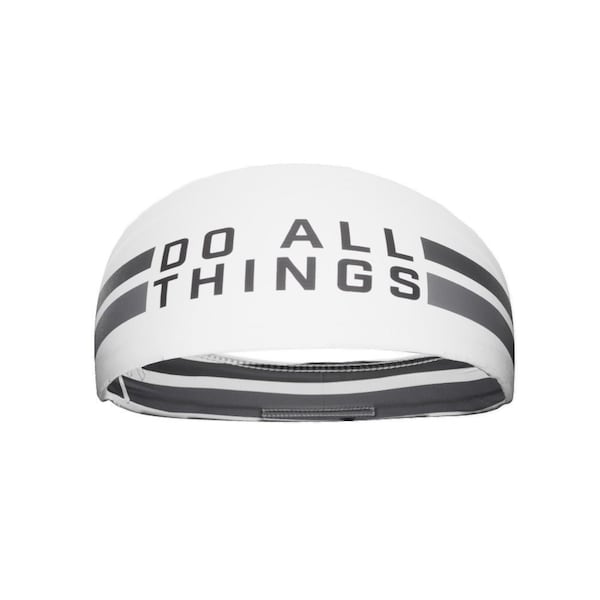Do All Things Headband - Great for Sports, Fitness, Working Out, Yoga. Pro Quality. Reversible. Unisex.