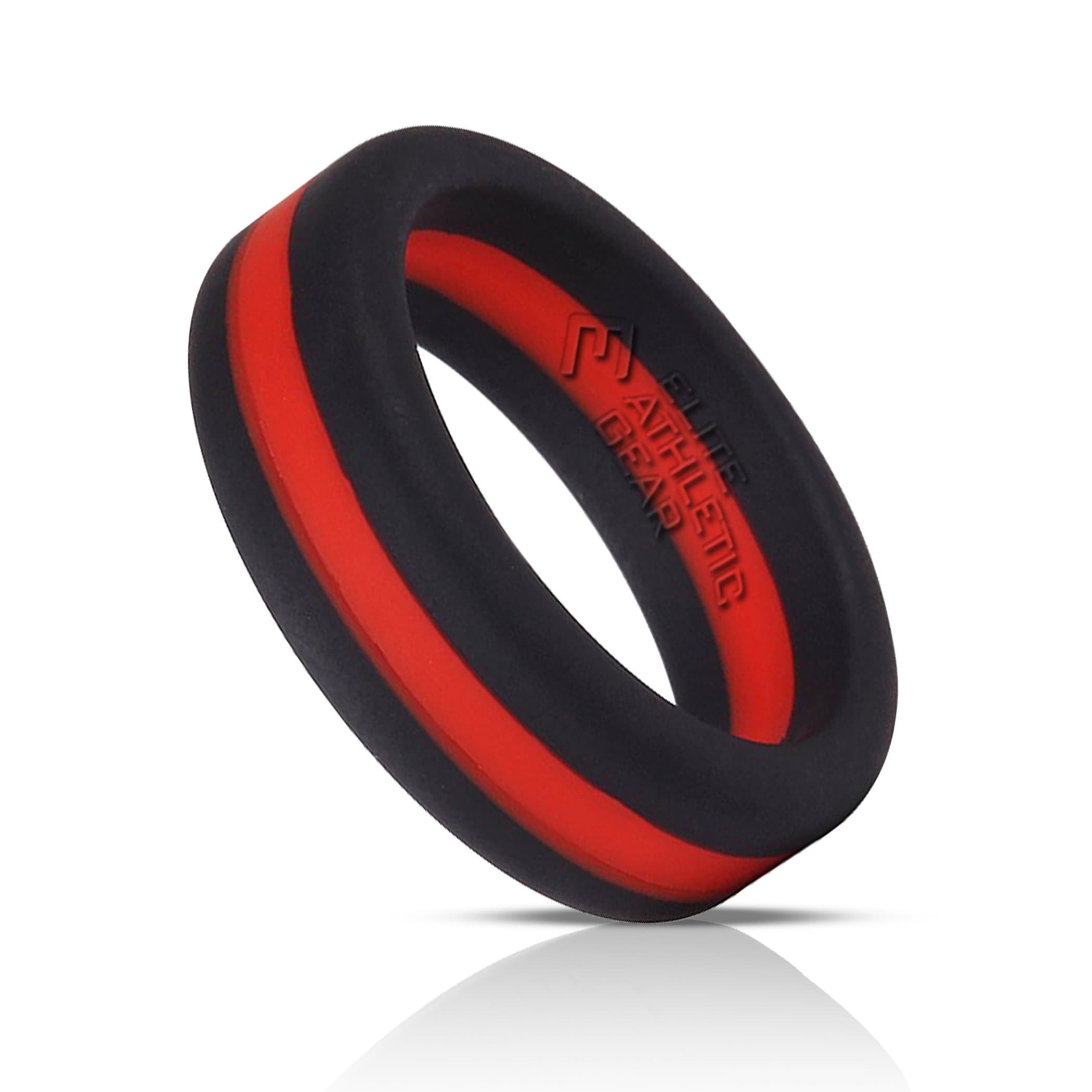 Silicone rings thin red line discount