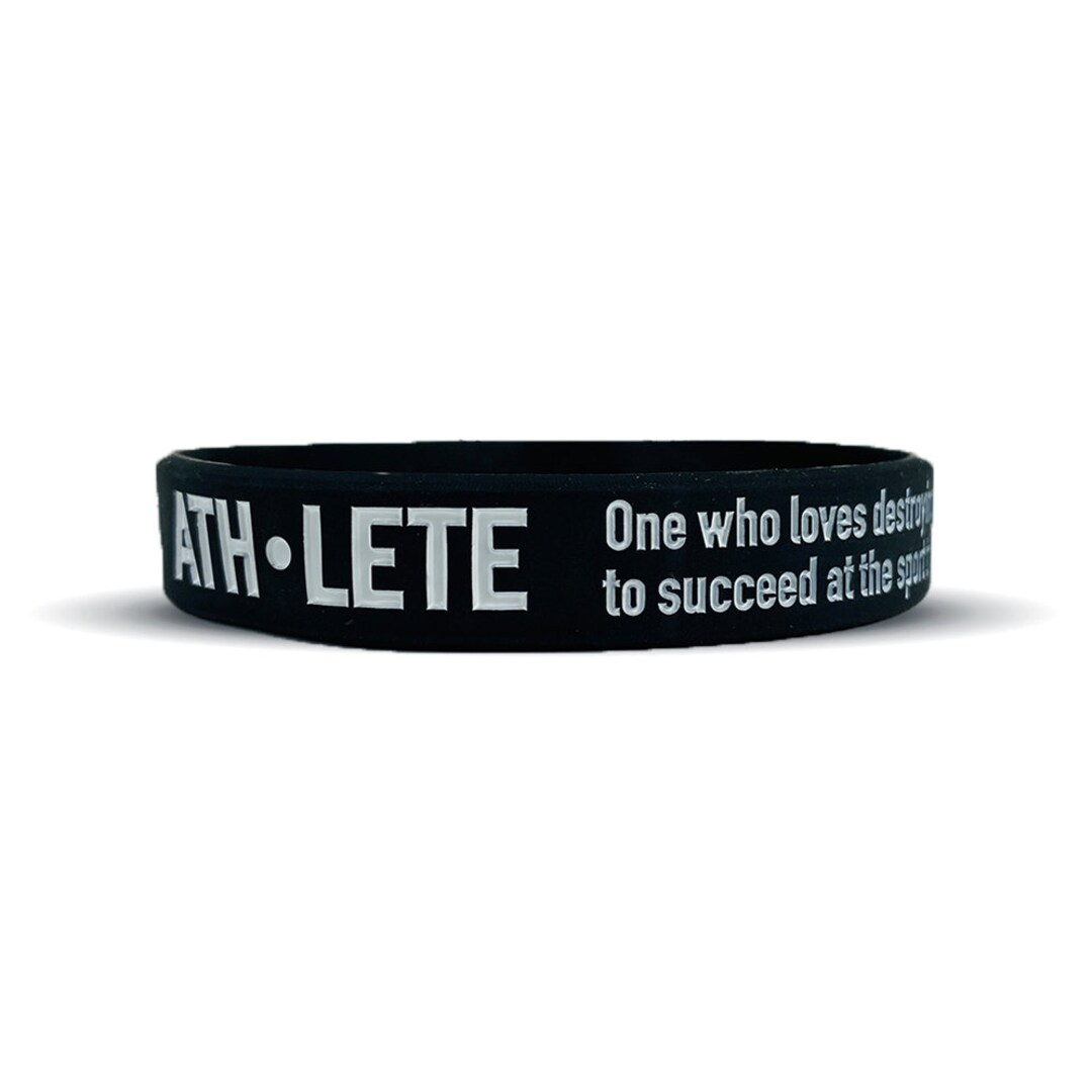 Athlete Definition Wristband 3 Sizes Available Etsy