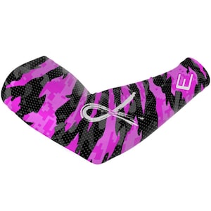 Pink Fierce - Breast Cancer Awareness Edition Arm Sleeve - Youth & Adult Sizes - Sold Individually - All Sports - UPF 50+