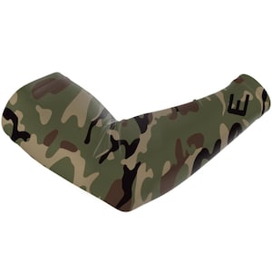 Army Camo Arm Sleeve - Youth & Adult Sizes - Sold Individually - All Sports - UPF 50+