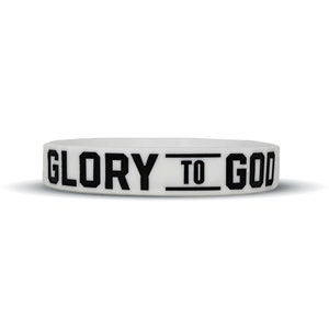 Glory To God Wristband - 3 Sizes Available