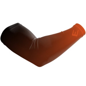 Orange Faded Arm Sleeve - Youth & Adult Sizes - Sold Individually - All Sports - UPF 50+