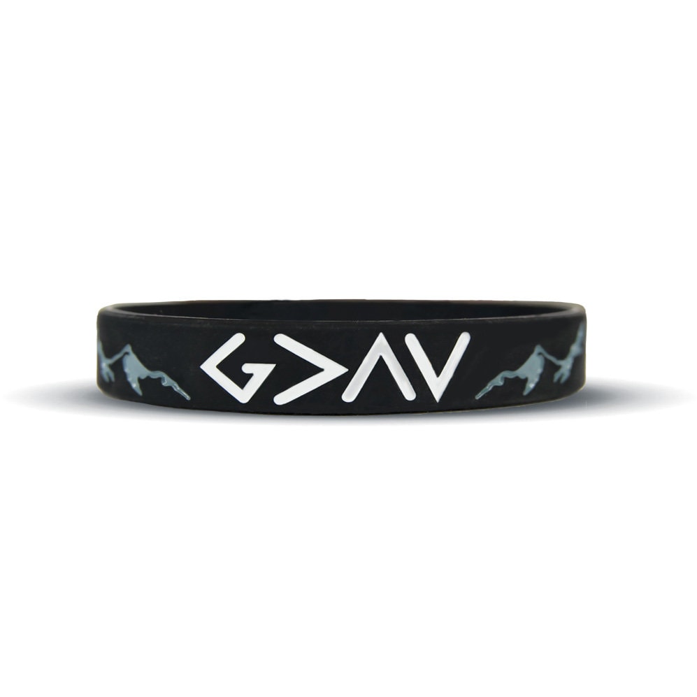 3-PACK | "God Is Greater" Reversible Bracelets [White/Black/Mint] – In His Name Company - Foto 10