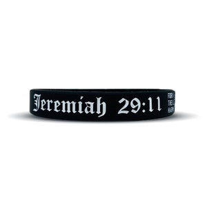Jeremiah 29:11 Wristband - 3 Sizes Available