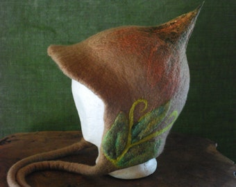 Felted Forest Gnome Hat