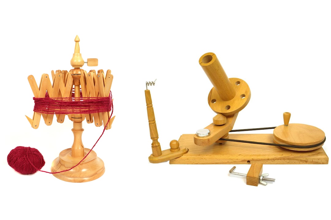 Yarn Winder and Swift Yarn Winder Combo Handoperated Ball Winder