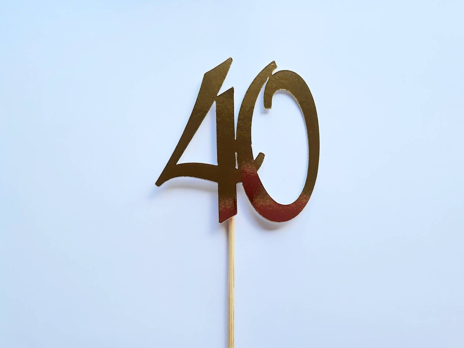 Large Number Cake Topper Any Age 18 21 30 40 50 60 70 80 90 - Etsy
