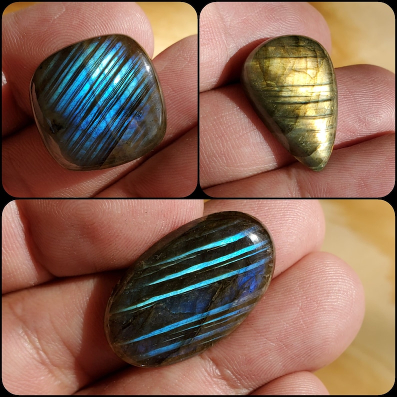 Handmade Labradorite Cabs for Jewelry Bracelet Necklace Labradorite Cabochon Pendant Ring size Cabochons