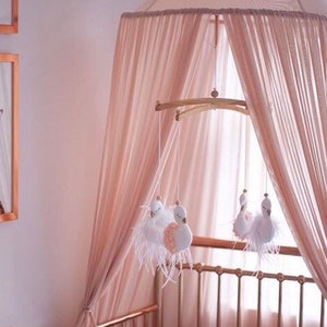Baby Mädchen Kinderzimmer Mobile, Schwan Baby Mobile. Blush und Gold Kinderzimmer, Schwan Kinderzimmer Thema, neues Baby Geschenk, Kinderzimmer Dekor