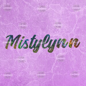 Your name in rainbow glitter decal holographic stickers for vehicles, laptops, cups, phones, decorations, parties