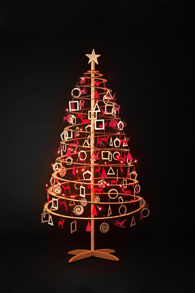 Spira large wooden Christmas tree 138 cm 54 in image 10