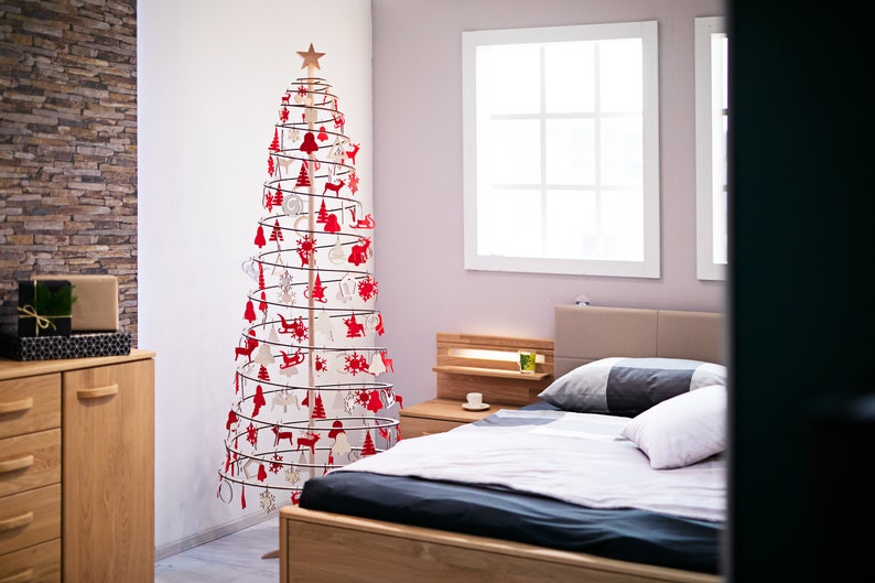 Spira Slim wooden Christmas tree 190 cm 75 in image 1