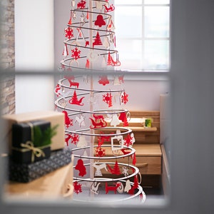 Spira Slim wooden Christmas tree 190 cm 75 in image 5