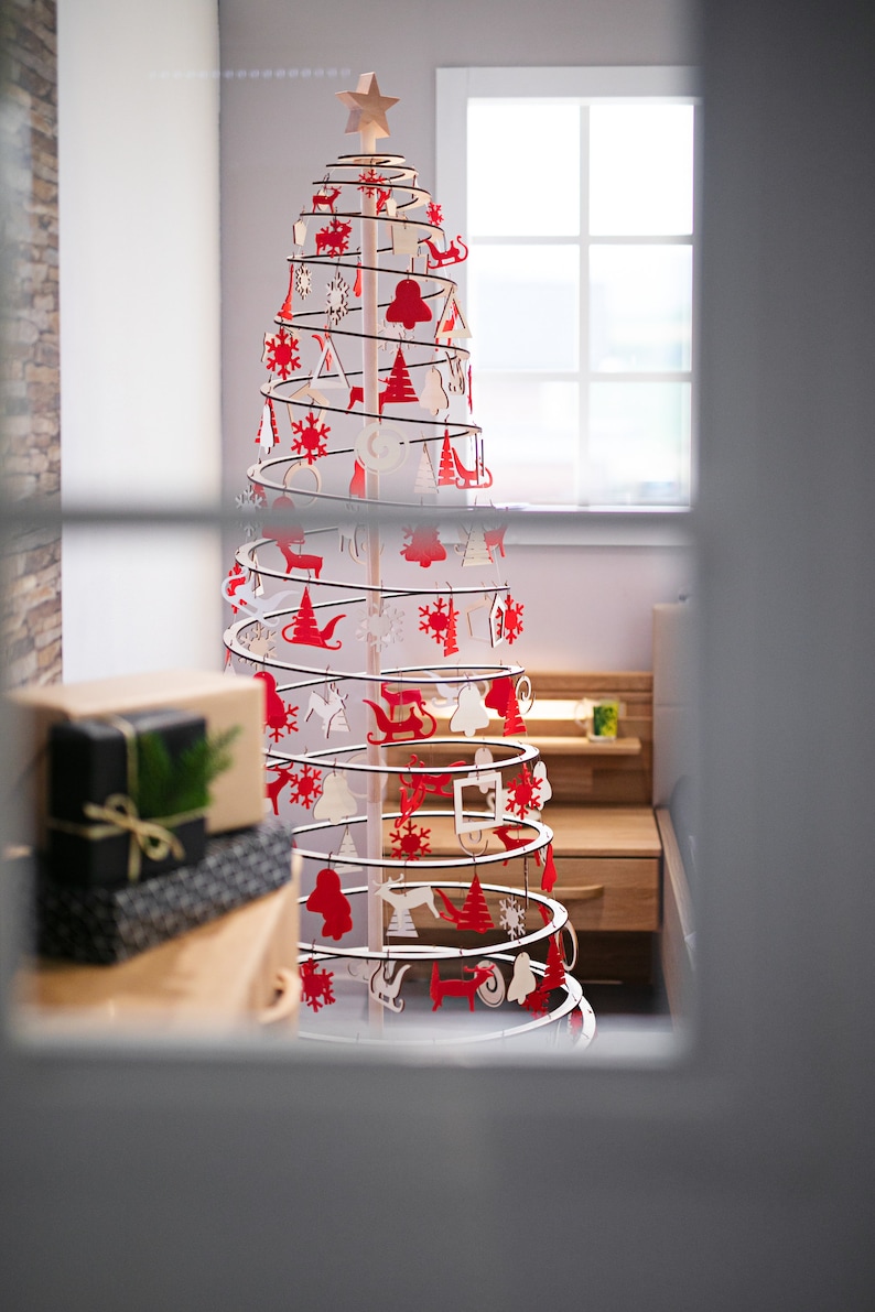 Spira Slim wooden Christmas tree 190 cm 75 in image 5