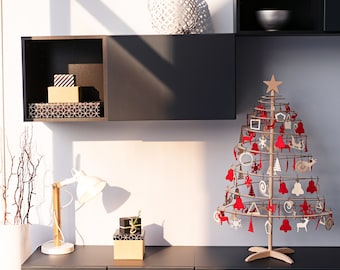 Wooden Christmas tree / Spira small  | 85 cm | 33,5 in |