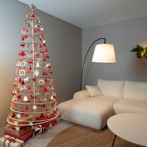 Árvore de Natal de madeira | 235 cm | 93 pol | Spira Big