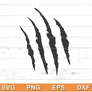 Claw Mark SVG - Cricut DIY, Silhouette Cameo, sublimation (svg,png,eps,dxf)