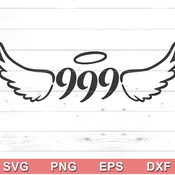 Angel Number 999 svg - Spiritual svg, Trendy Design for Hoodie, Tshirt, Tumblr, Sweatshirt - Cricut DIY, Silhouette Cameo, Sublimation