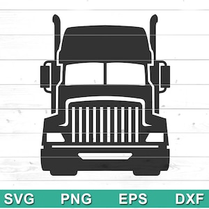 Truck SVG - Truck Logo svg, American Trucker svg, Truck silhouette - Cricut DIY, Silhouette Cameo (svg, png, eps, dxf)