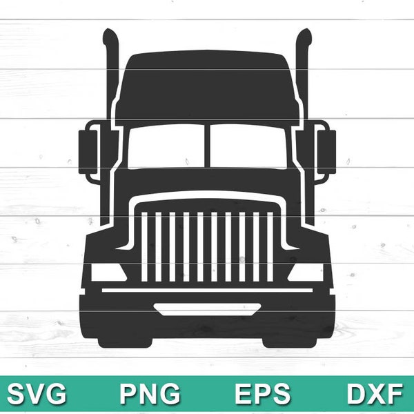 Truck SVG - Truck Logo svg, American Trucker svg, Truck silhouette - Cricut DIY, Silhouette Cameo (svg, png, eps, dxf)