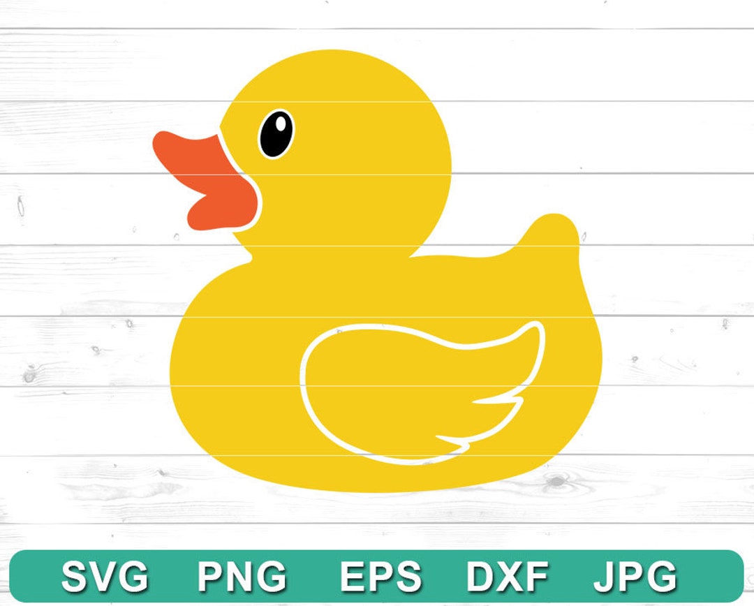 Bath Duck SVG Rubber Toy Duck Clip Art Duck Bathtime Cricut - Etsy