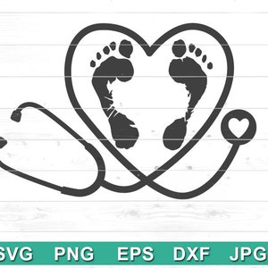 Nursing SVG File - Obstetrician , OB Nurse svg - Personal & Commercial Use