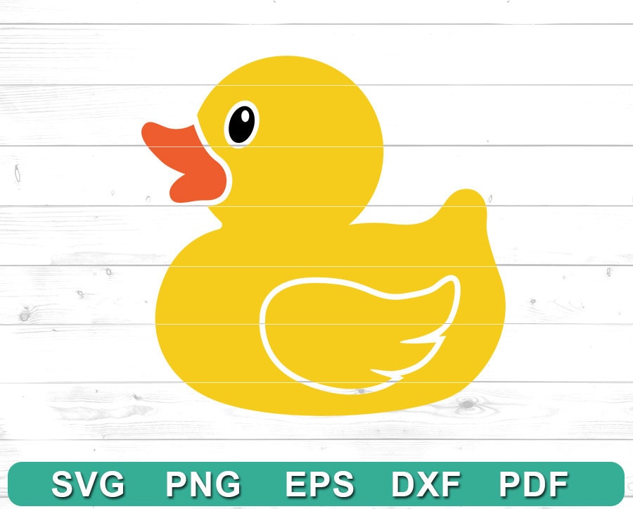 Bath Duck SVG Rubber Toy Duck Clip Art Duck Bathtime cricut - Etsy