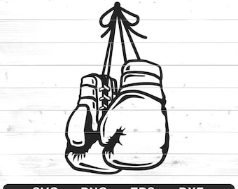 Boxing Gloves Clipart – svg, png, eps, dxf Cut Files (Digital Download)