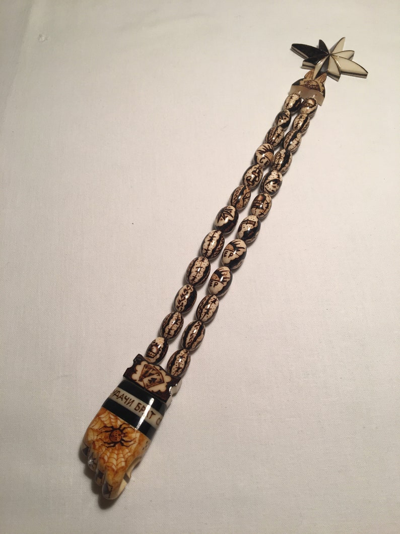 Hand and Thief Star / Spider / Rosary / Tzbex / From Armenia / Etsy