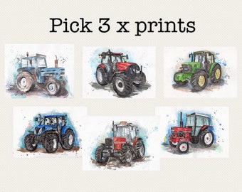 Tractor pictures, red tractor, green tractor, Massey Ferguson, case, ford, John Deere tractor