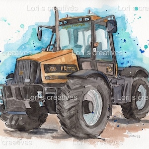 JCB fastrac, jcb picture, JCB gift, farm vehicle, farming gift