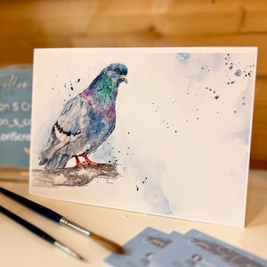 Pigeon print, watercolour print, racing, pigeon, art work, gift, wall art, home decor