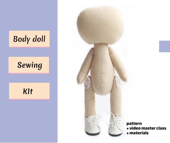 Erstellen Sie Ihre Puppe Textil Korper Puppe Muster Pdf Puppe Etsy