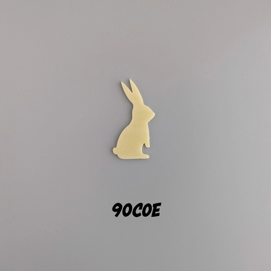 Cut Glass Rabbit 90 COE 2 1/2