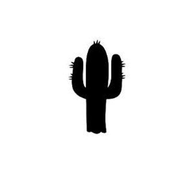 90 COE Saguaro Cactus Precut Glass Shape for Fused Stained and Mosaic Craft Glass Art Supplies Desert Plant Landscape Theme Cutout