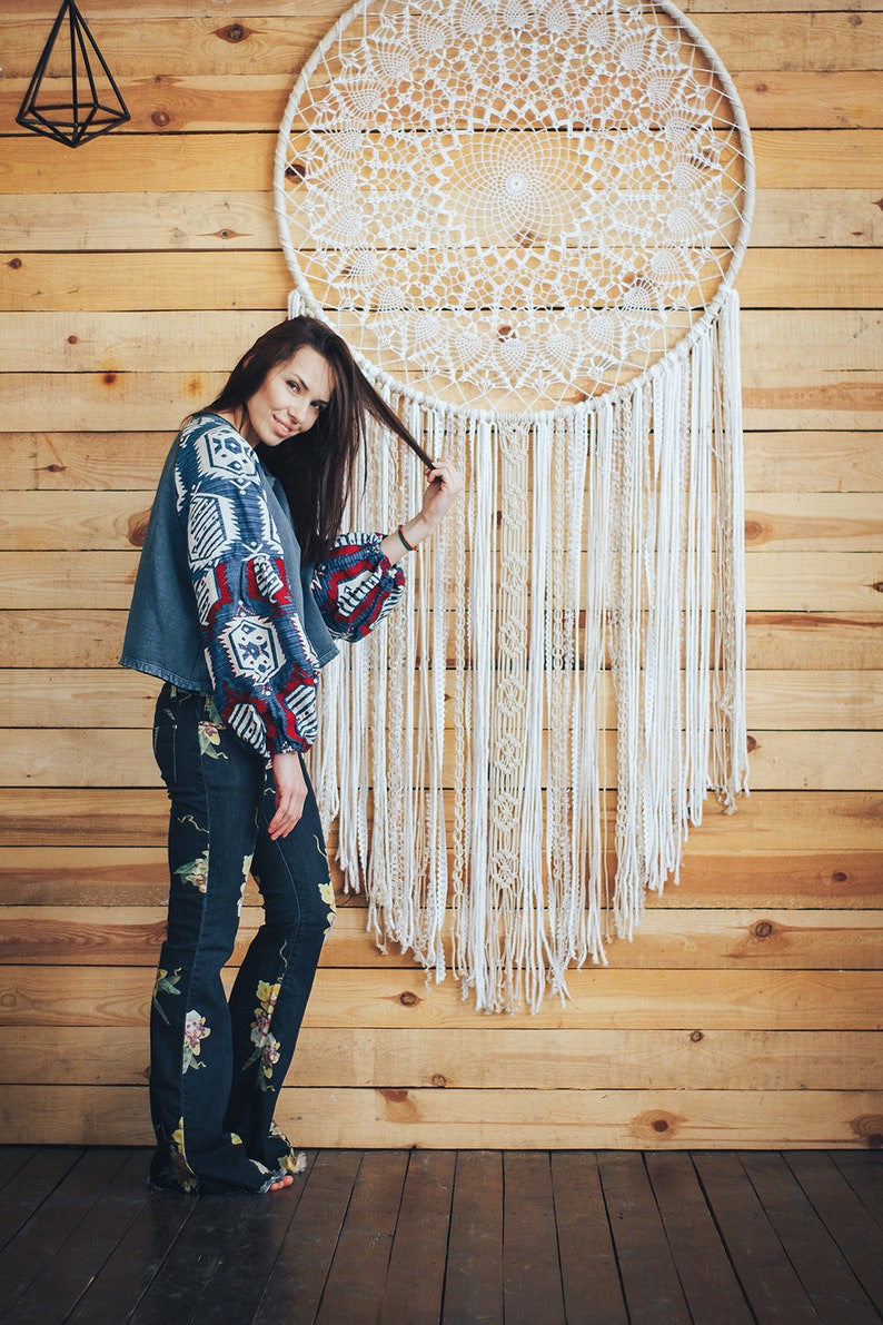 Extra large dream catcher boho dream catcher wall hanging Etsy