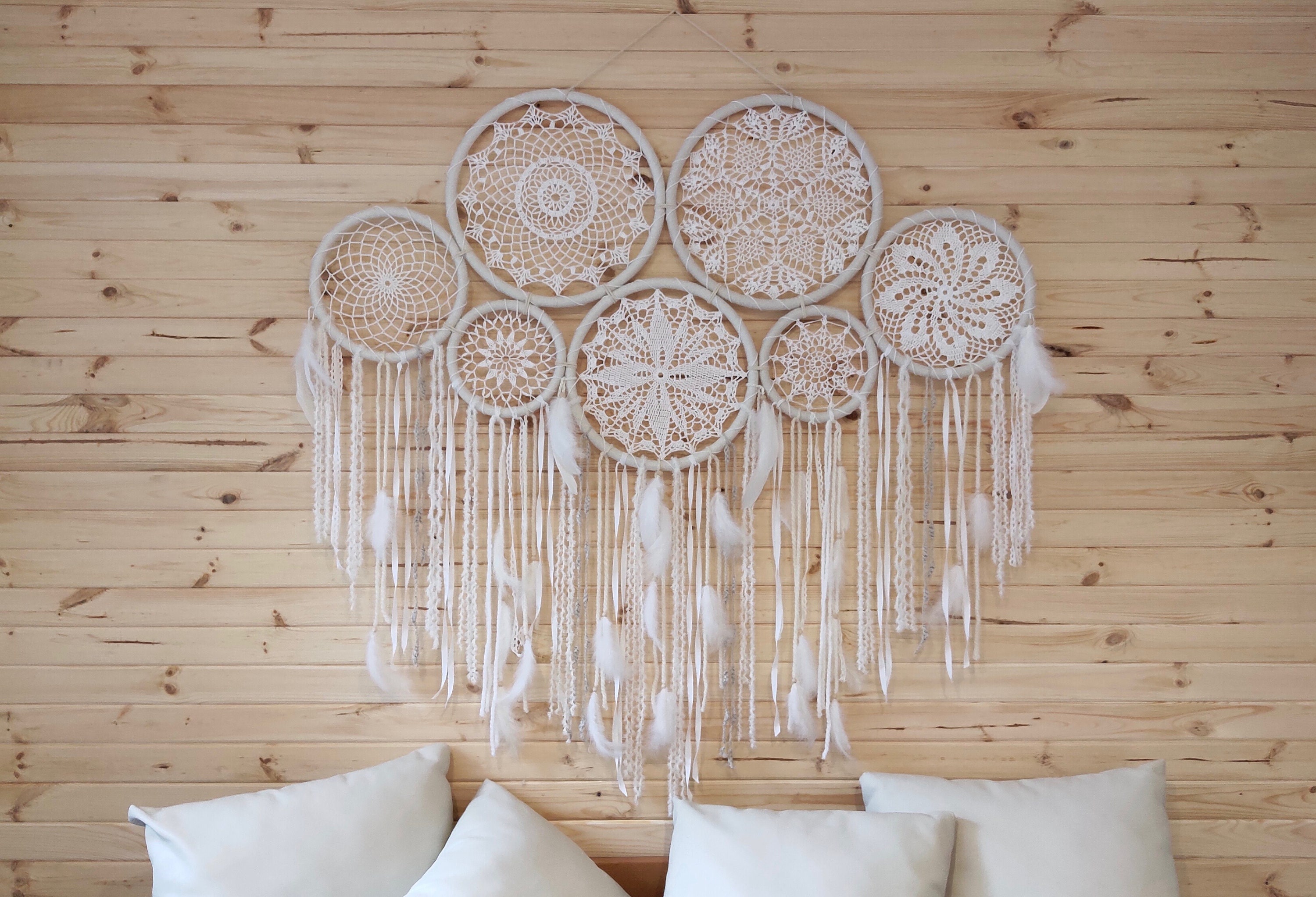 Dreamcatcher Backdrop Dream Catcher Wall Hanging Boho Etsy