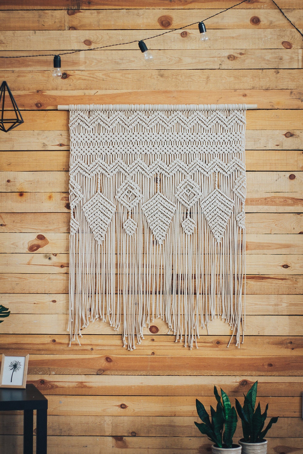 Macrame wall hanging large yarn wall hanging woven wall art Etsy