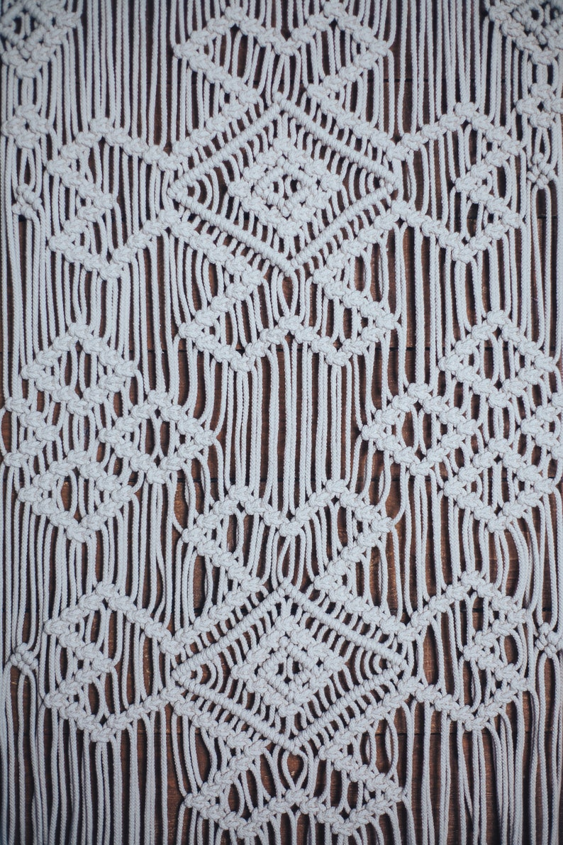 Large woven wall hanging mid century wall hanging modern Etsy