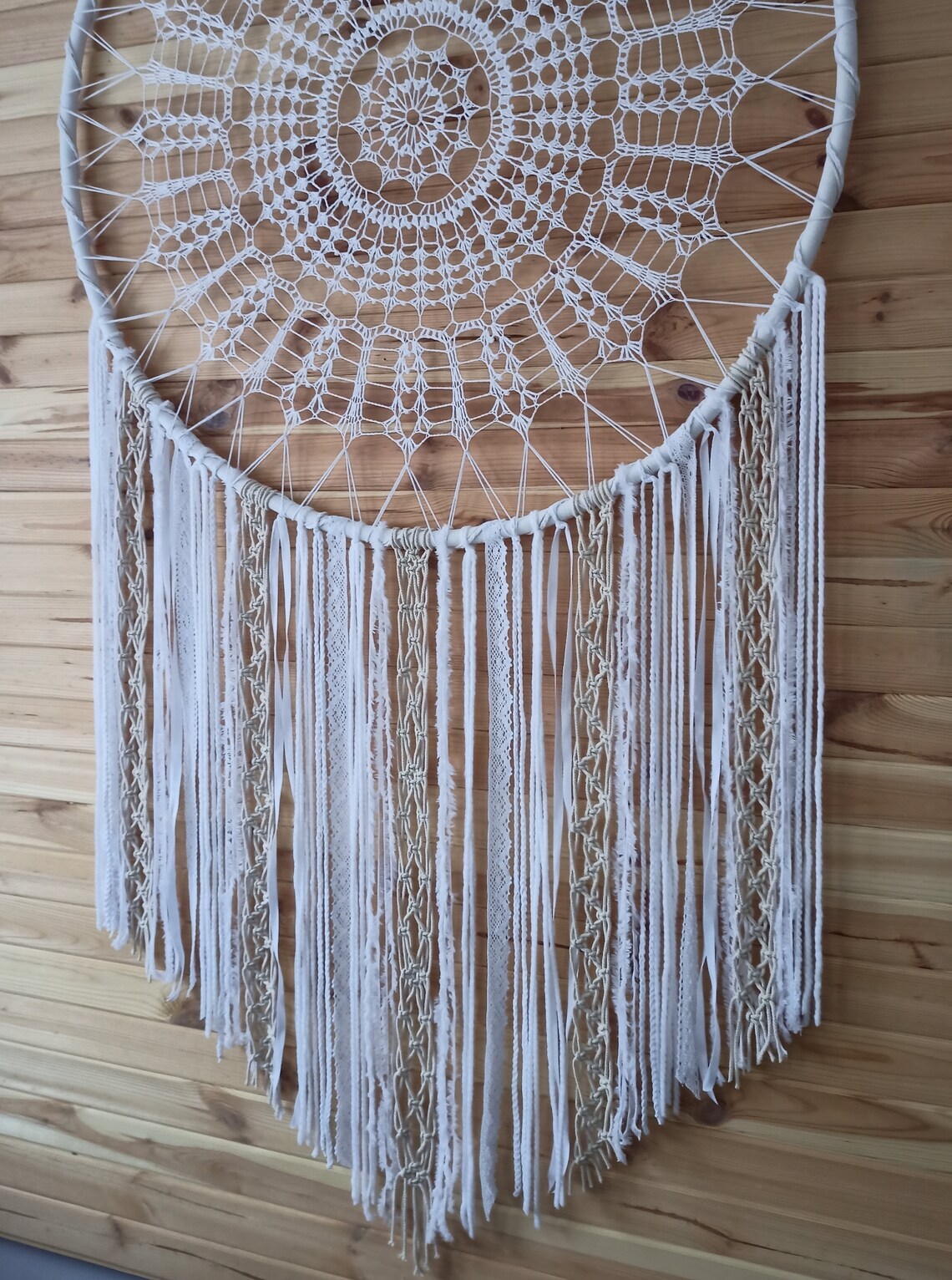 Extra large dream catcher circle wall hanging oversize dream Etsy