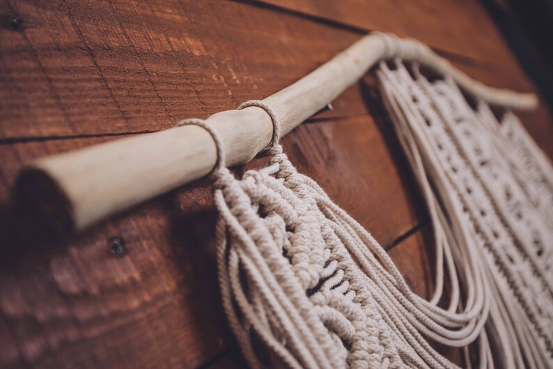 Woven tapestry wall hanging Modern macrame Textile wall Etsy