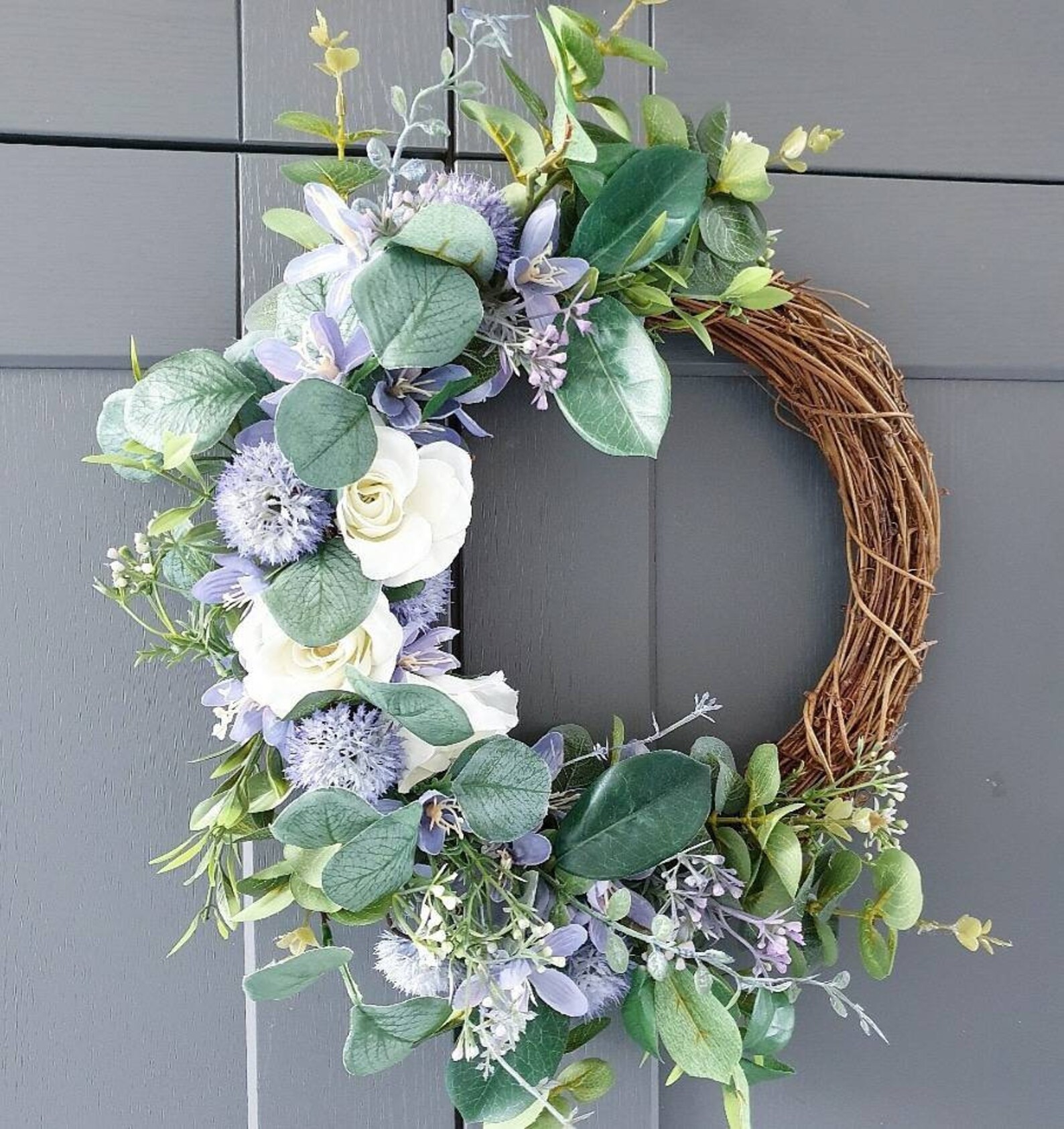Create your own wreath . Design your own floral door wreath . Etsy
