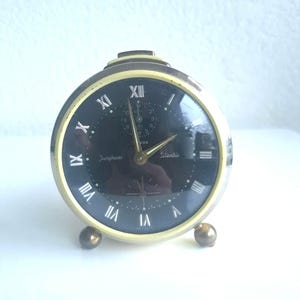 Réveil Vintage Junghans Trivox Années 50/60 - Mécanique, Crème (Pour Pièces/Non Fonctionnel)