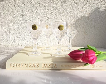 4 verres cristal/Cristal d'arques/ Longchamp/Verre cristal/Verres à liqueur