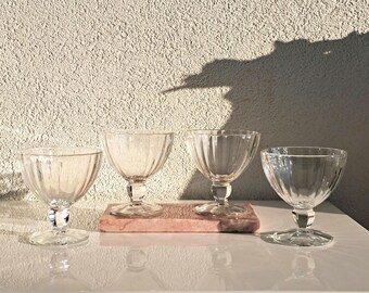 Cristal D&#39;Arques /Durand Quadro/Dessert bowls/Ice cream sundae
