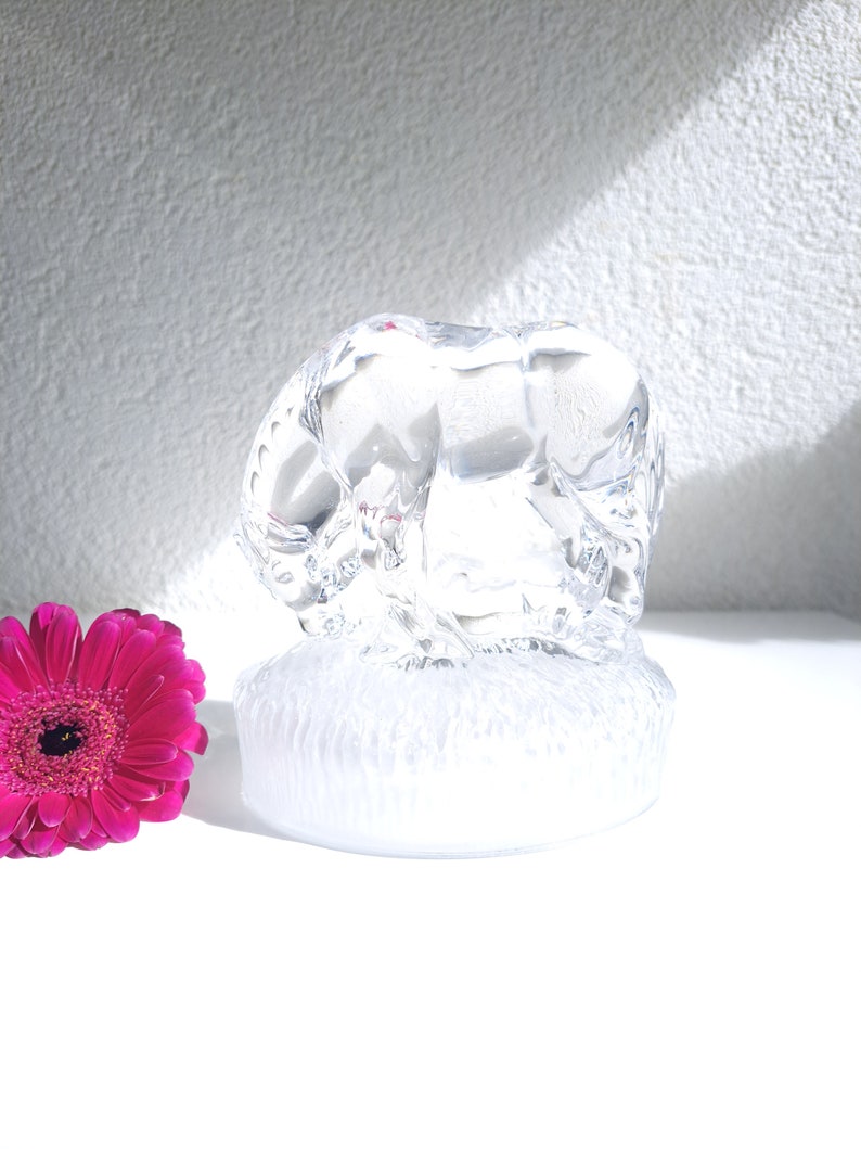 Vintage Mare and Foal/Crystal/Royal Crystal Rock/Made in Italy image 5