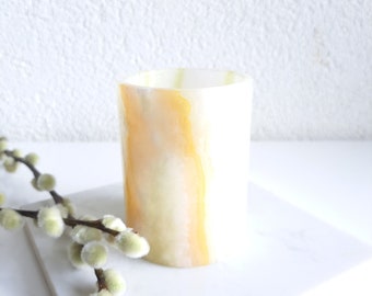 Onyx Tea light holder/Tea light/Heavy quality/Mood lights/Flower pot