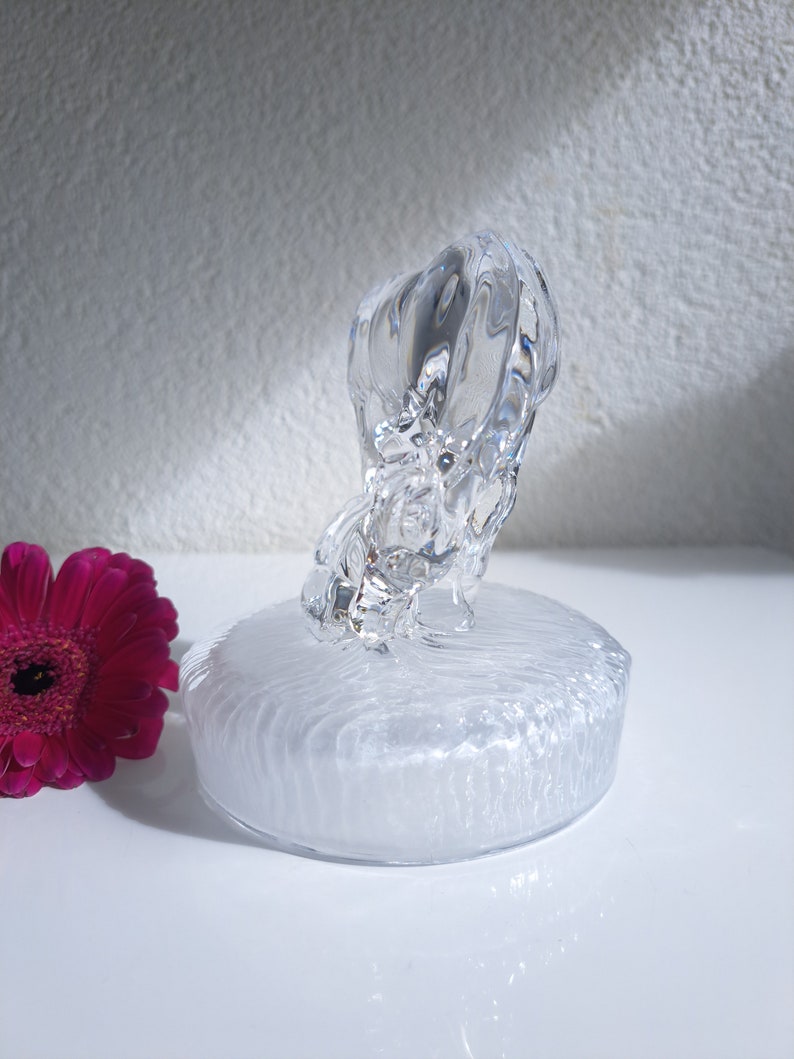 Vintage Mare and Foal/Crystal/Royal Crystal Rock/Made in Italy image 4