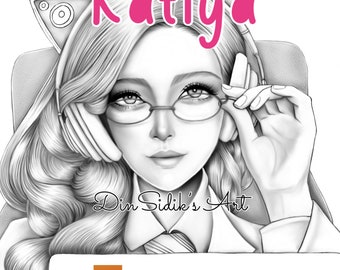 Coloriage Katiya, par Dinny Sidik